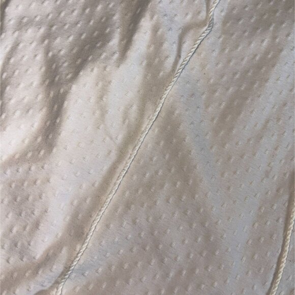 Solitaire Womens Embroidered Puff Sleeve Blouse-Cream-M-GUC - Picture 6 of 8